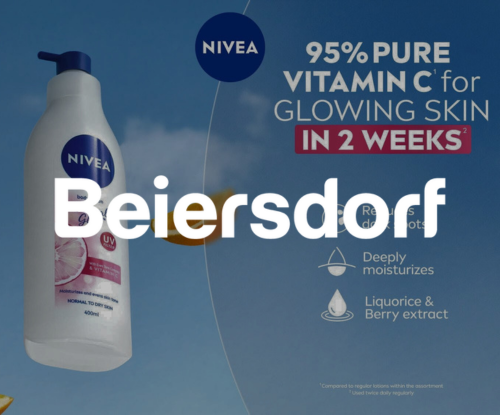 Beiersdorf campaign image. NIVEA’s Natural Glow.